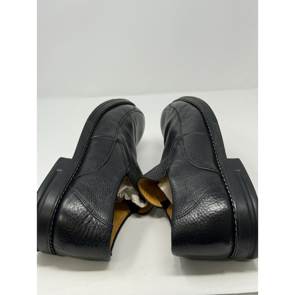 Sandro 12010 Men's Loafers Pebble Leather Slip On Black Comfort Gel Shoes. Sz 12 - Picture 11 of 12